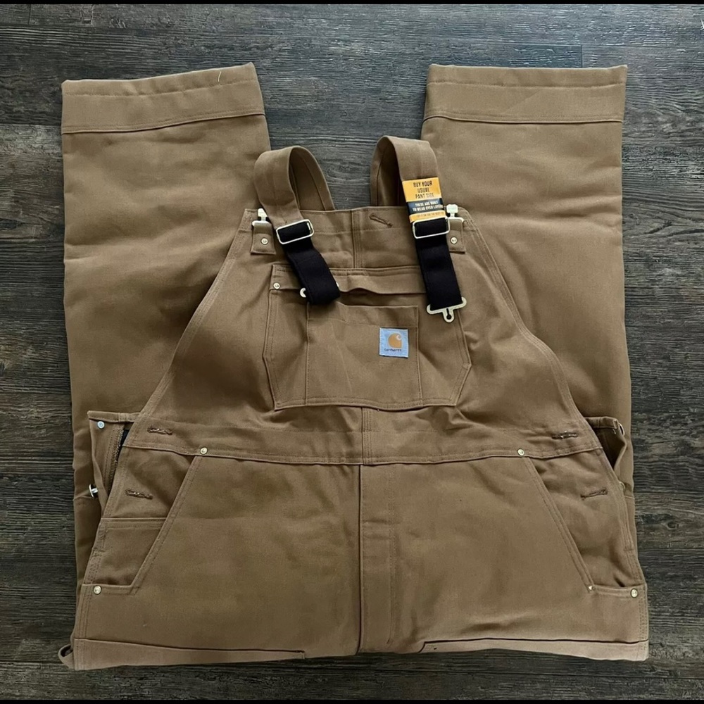 Carhartt Insulated Womens Bibs overalls loose fit New